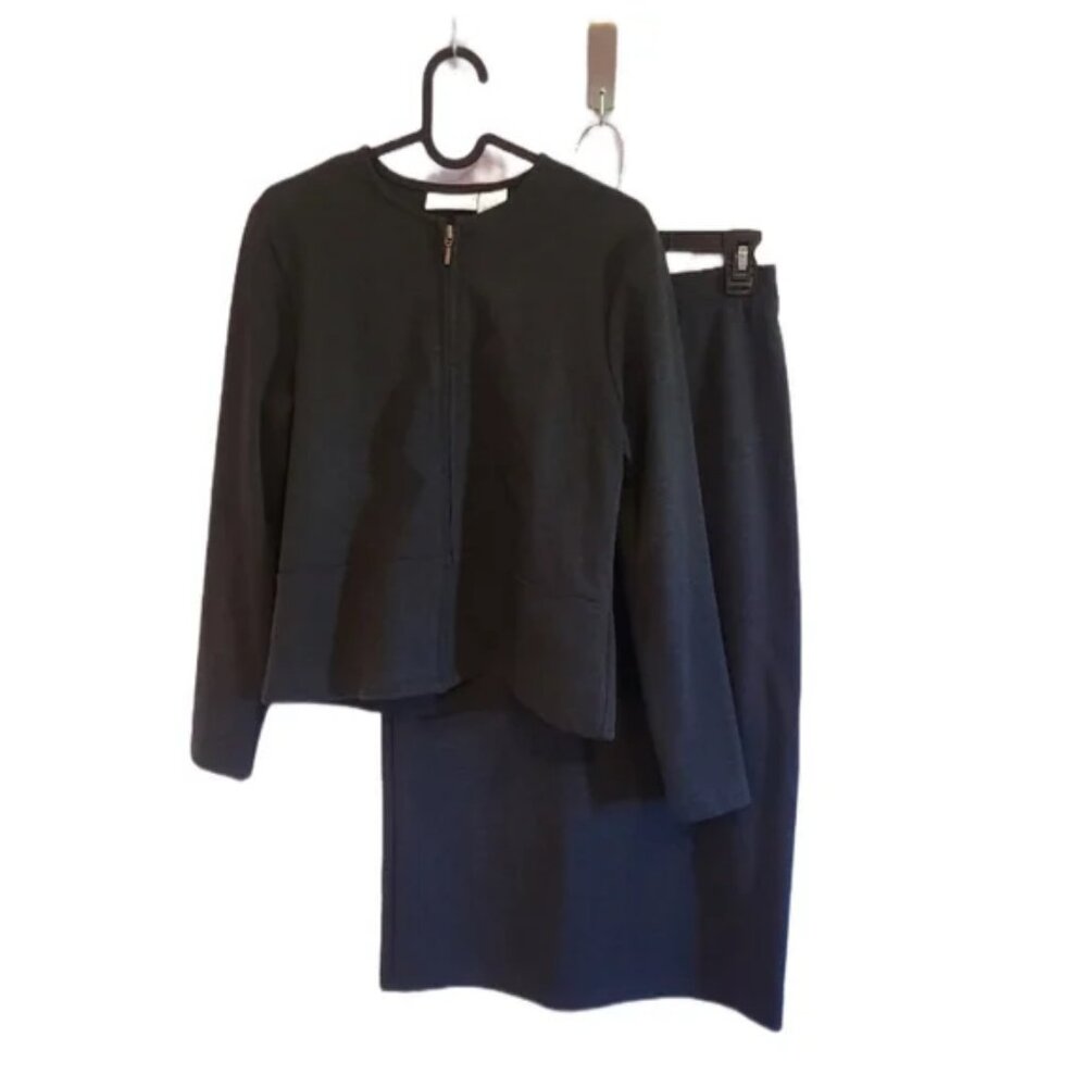 NWOT Croft And Barrow 2pc Stretch Zip Up and Pencil Skirt Set